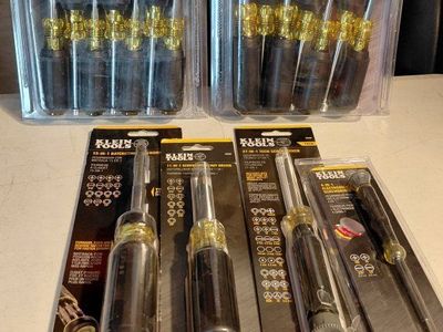 Klein Tools Screwdriver and Nut Driver Set Lot - New in Packaging