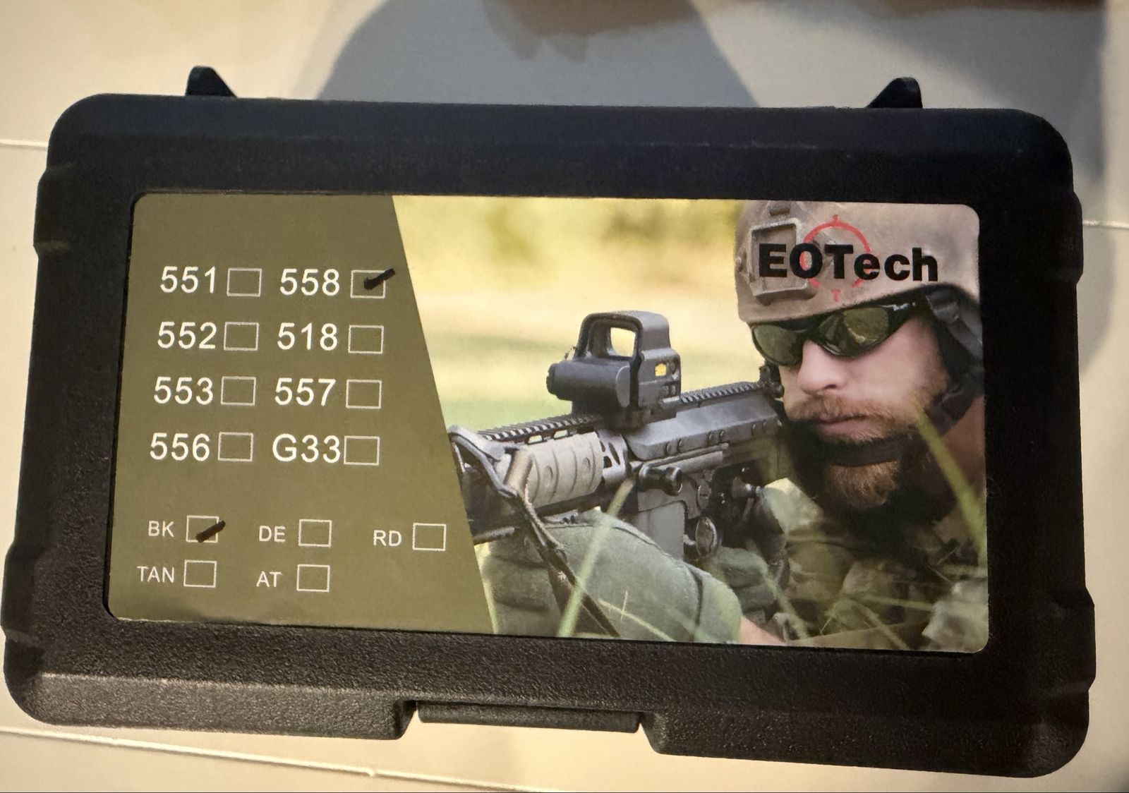 EOTech 558 Holographic Weapon Sight Black NV Compatible New in Box