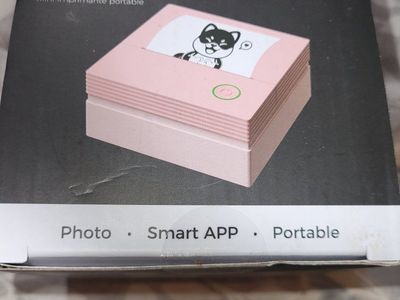 Mini PM290C Portable Mini Printer - Smart App & Photo Printing (Pink)