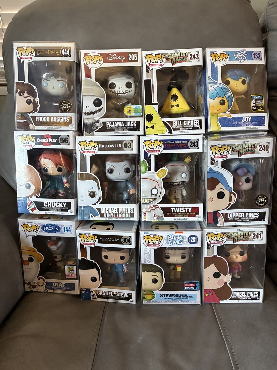Funko Pop! Vinyl Figures - Gravity Falls, Disney, Lord of the Rings, Chucky, Hannibal, UFC - Mixed Set