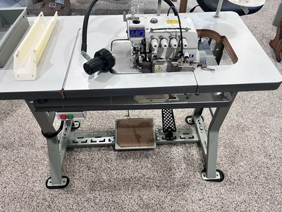 Juki MO-6816S 5-Thread Industrial Serger Sewing Machine with Table & LED Light
