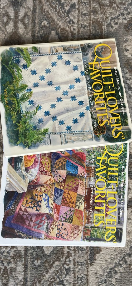 Vintage better homes and gardens quilt lovers favorites books volumes 2 and 5