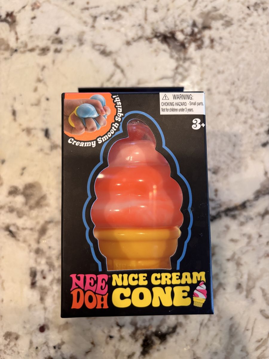 NeeDoh Nice Cream Cone Squishy Toy
