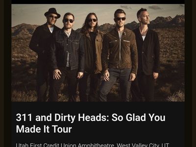 311 and Dirty Heads: So Glad You Made It Tour Concert Tickets