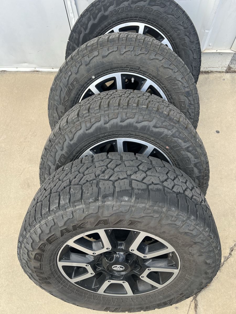 Toyota Tundra 5x150 Wheels Falken Wildpeak AT3W 275/65R18 Tires