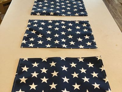 Patriotic home decor. Table runners and Placemats