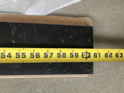 5 foot long Black marble splash back thats broken into three pieces 14,20 and 25 inches long