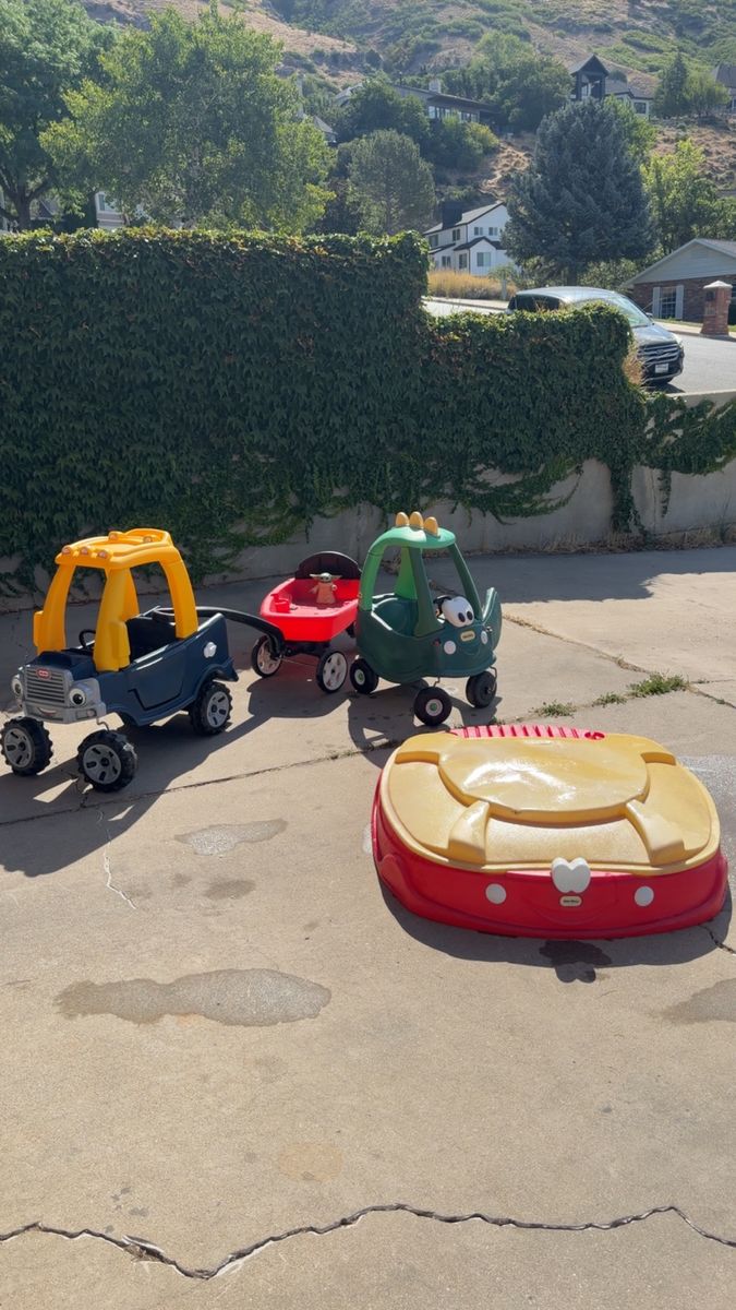 Little Tikes Ride-On Toys - Truck, Wagon, Dino Car & Sand/Water Table Set