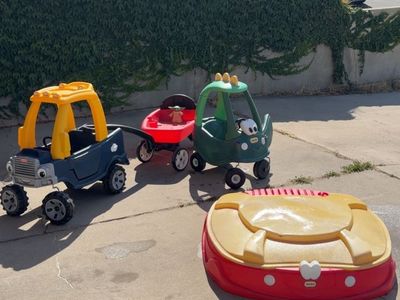 Little Tikes Ride-On Toys - Truck, Wagon, Dino Car & Sand/Water Table Set