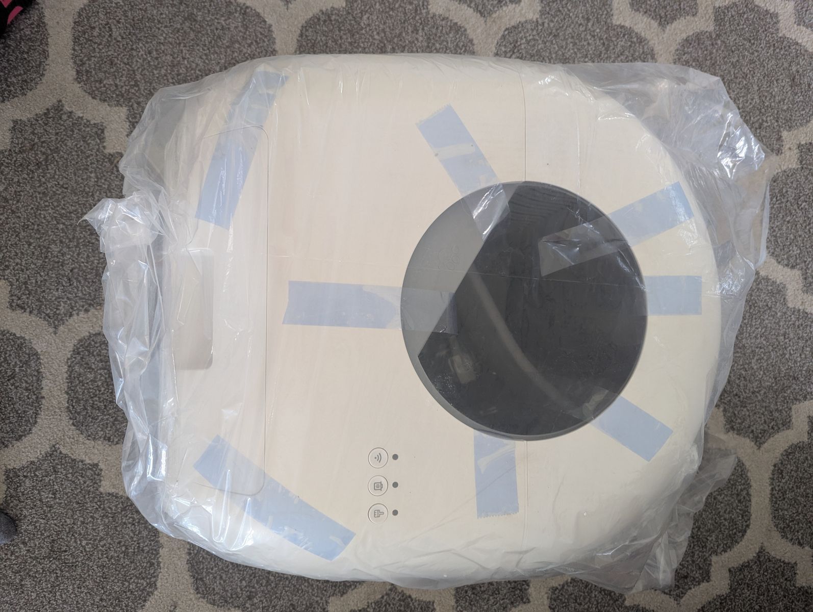 Smart Cat Litter Box Automatic Self Cleaning Large White