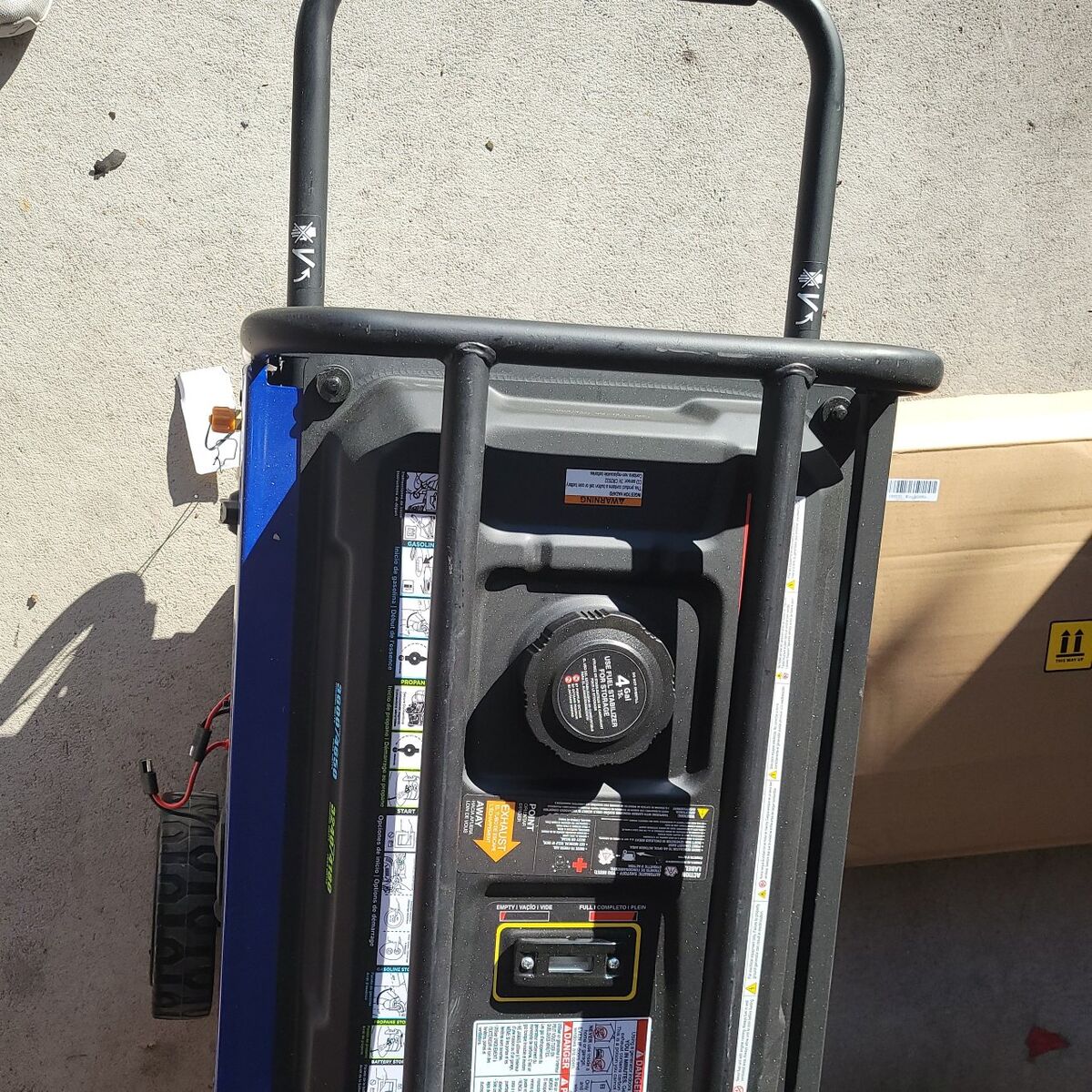 Westinghouse WGen3600DFc Remote Electric Start Por