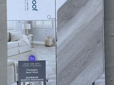 Lifeproof Chevron Champagne Beach Wood LVP Flooring
