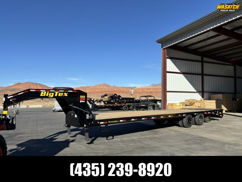 Big Tex Trailers 8.5X33 23.9K 22GN TANDEM DUAL Flatbed Trailer