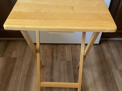 Folding TV Tray Table 19X 14.5 X 26