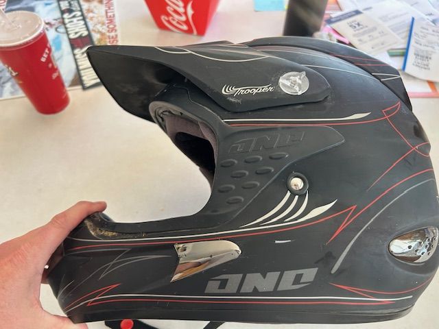Motocross Style Helmet