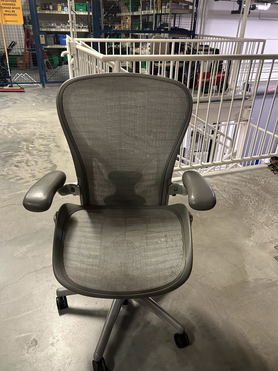 Herman Miller Aeron Type C Ergonomic Office Chair - Grey Mesh, UsedGood Condition