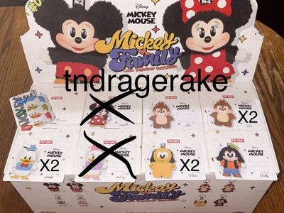 POP MART x Disney - Mickey Family Cute Together Keychain Series Figures