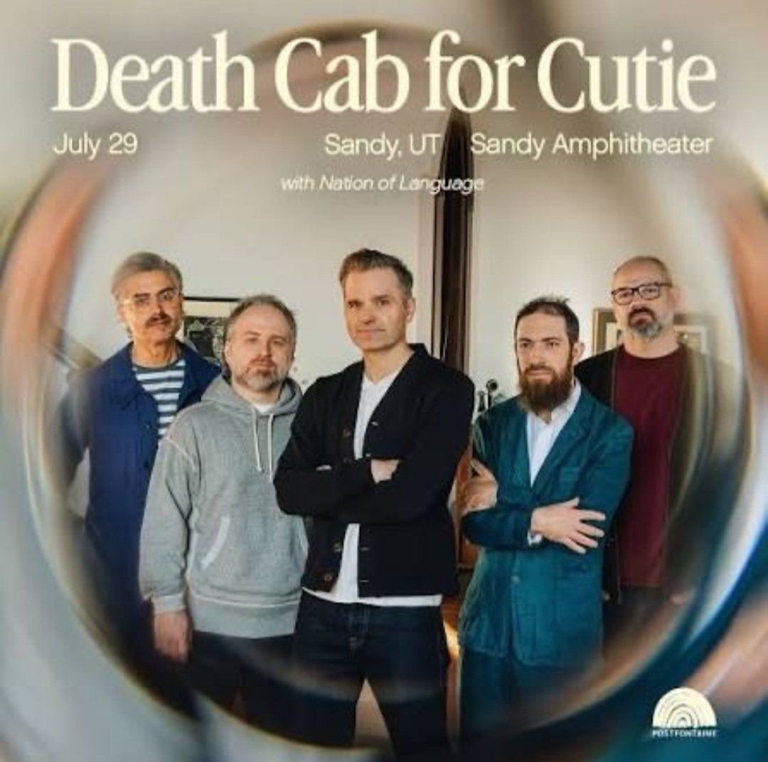 2x Death Cab for Cutie: I Built You a Tour World Tour Tickets - Sandy Amphitheater SEC 5 Row S