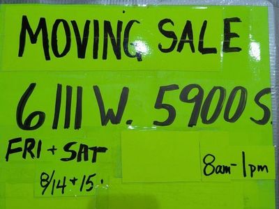 Hooper Moving Sale