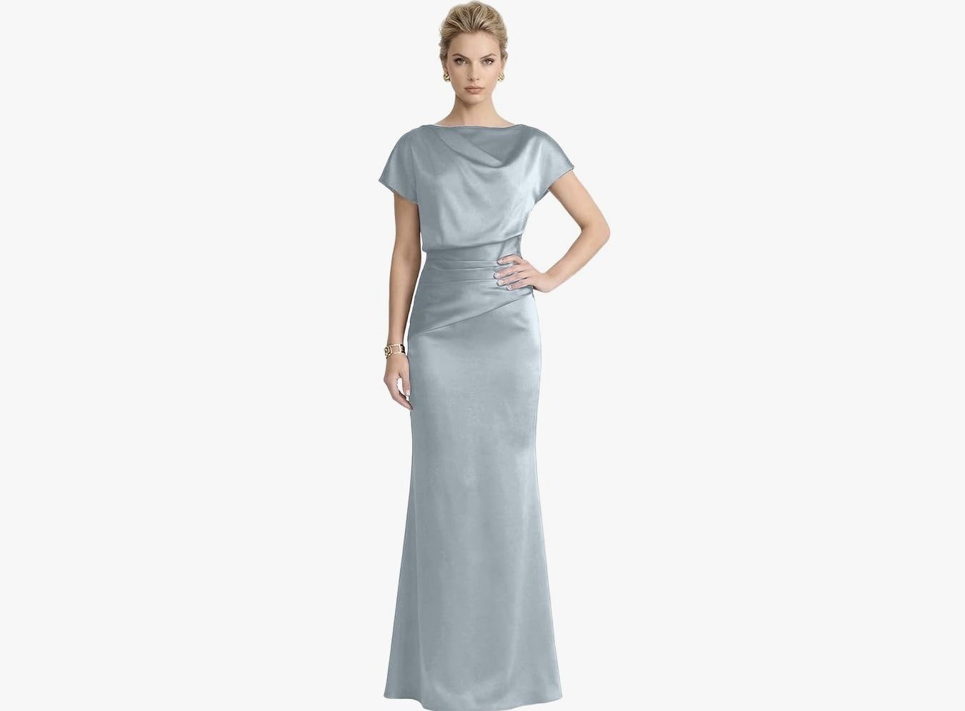 Women’s blue formal dress