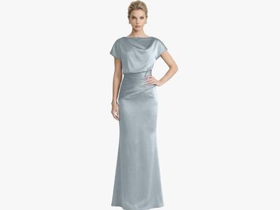 Women’s blue formal dress