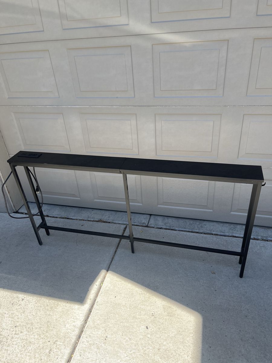 Slim entry hall table