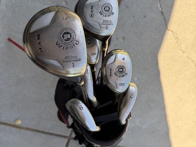 Ram Wizard Authentic Golf Equipment Club Set - Driver, Fairway Woods, Hybrid, Irons (Used)