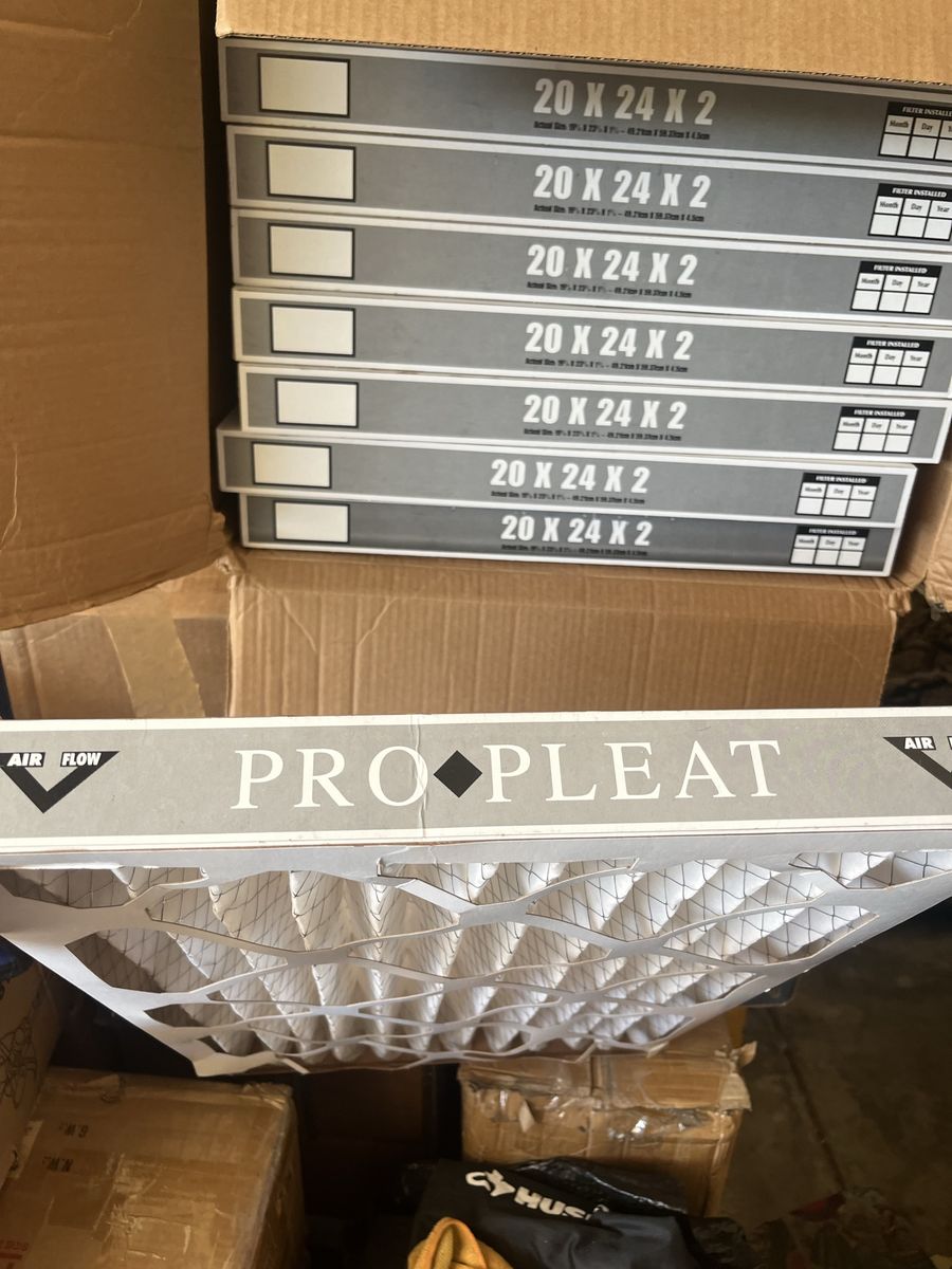 Furnace filters 20 x24 x2