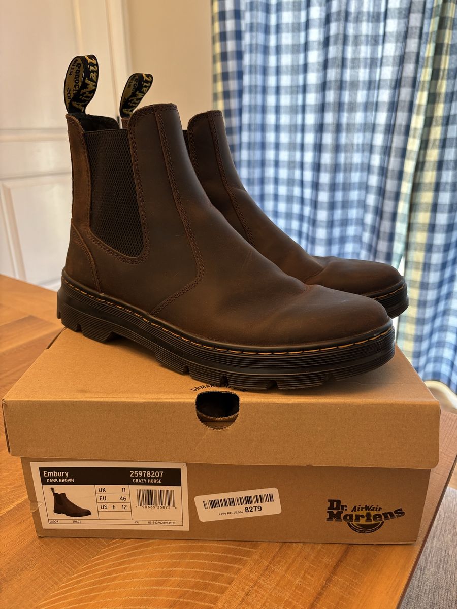 Dr. Martens Men’s Embury Chelsea Boots size 12