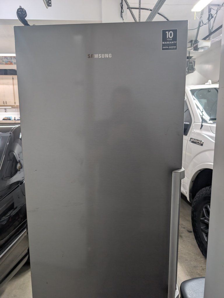 Samsung 11.4 cu. ft. Garage Ready Frost-Free Upright Freezer/Fridge in Stainless Look
