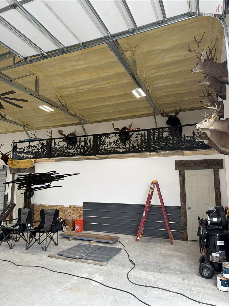 Custom steel handrails