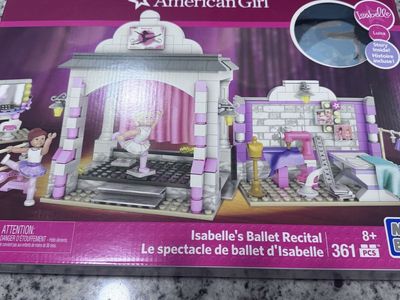 American Girl Mega Bloks Isabelle Ballet Stage Building Set
