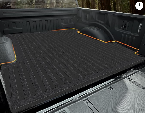 New Heavy Duty Rubber Mat for 2019-2026 Chevy Silverado, GMC Sierra 1500 - 5'8" Bed