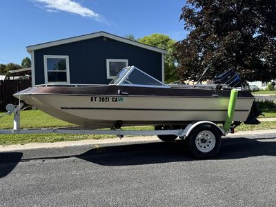 Boat with Mercury Outboard Motor