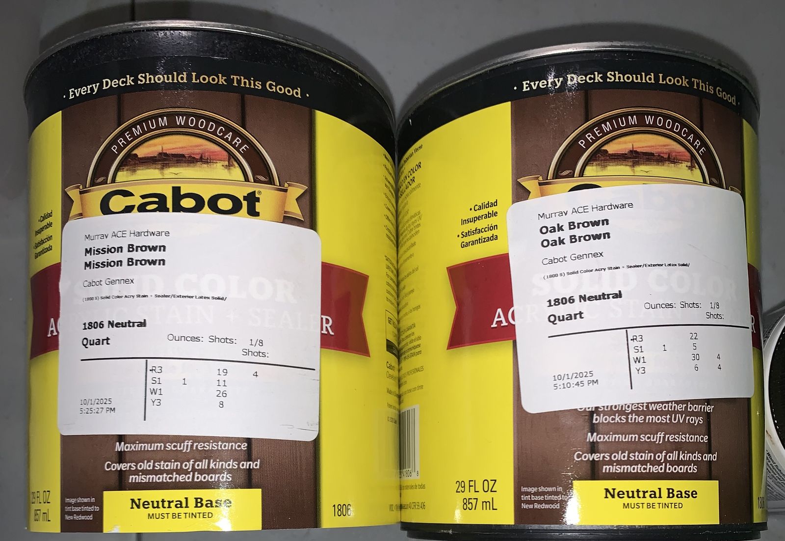 5 Fence and Deck Stains