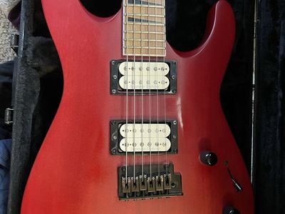 Jackson Red Electric Guitar with Seymour Duncan Pickups