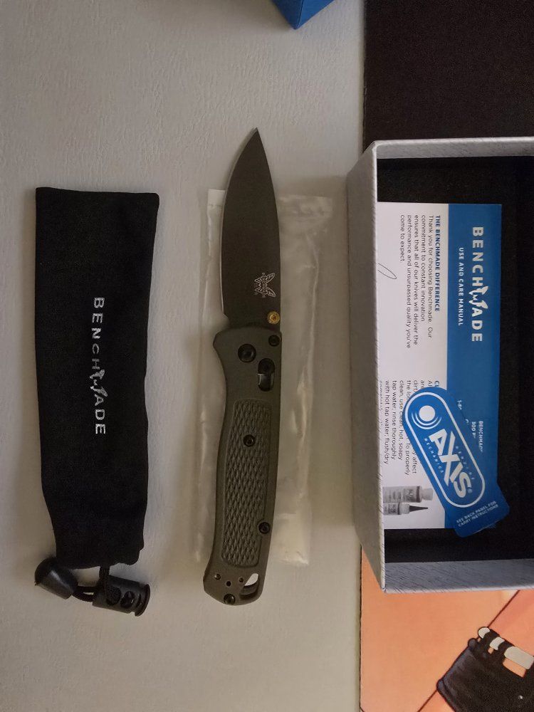 Benchmade 535 Bugout Folding Knife CPM-S30V OD Green