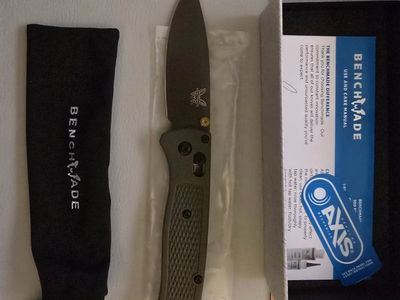 Benchmade 535 Bugout Folding Knife CPM-S30V OD Green