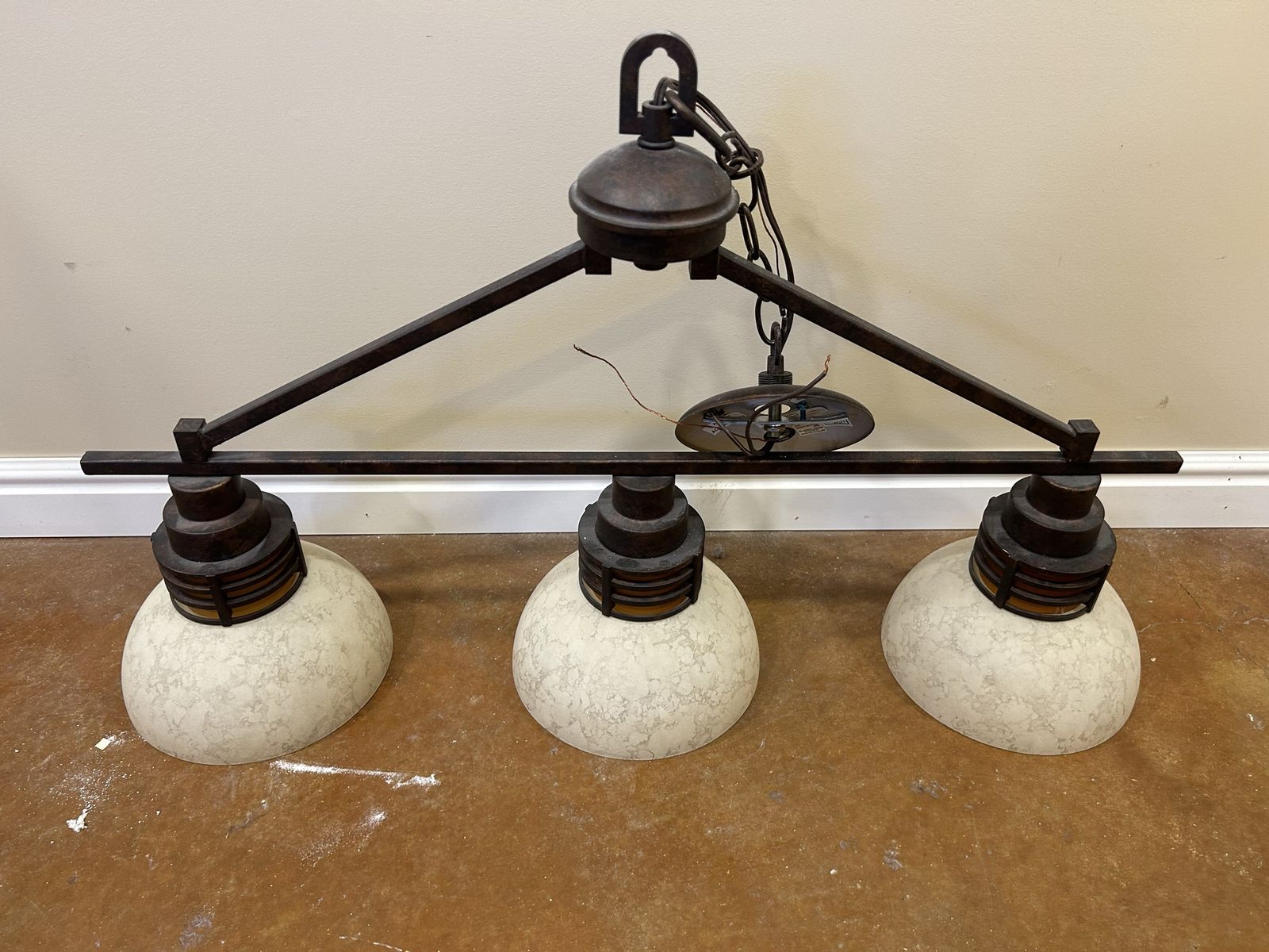 Earth-tone Chandelier