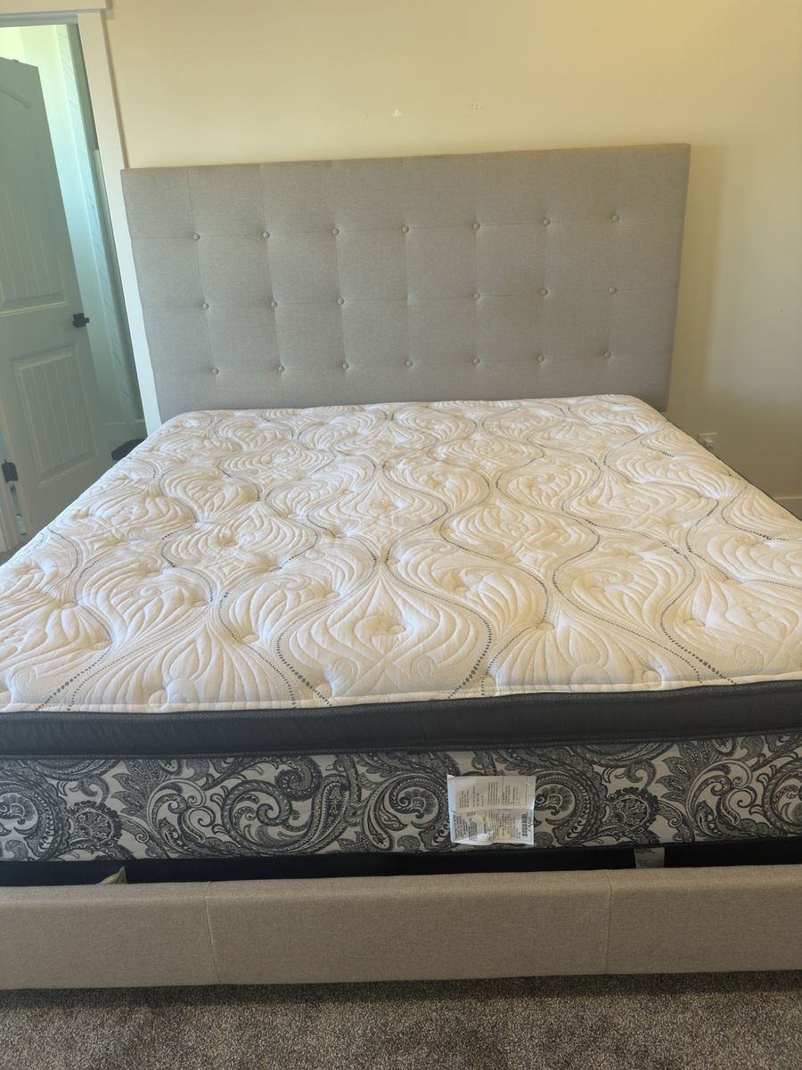 Upholstered King Bed frame