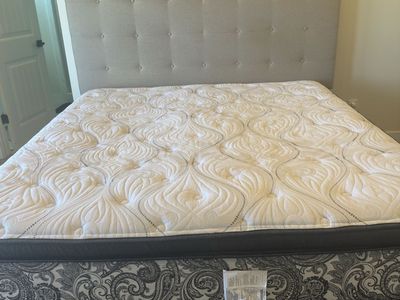 Upholstered King Bed frame