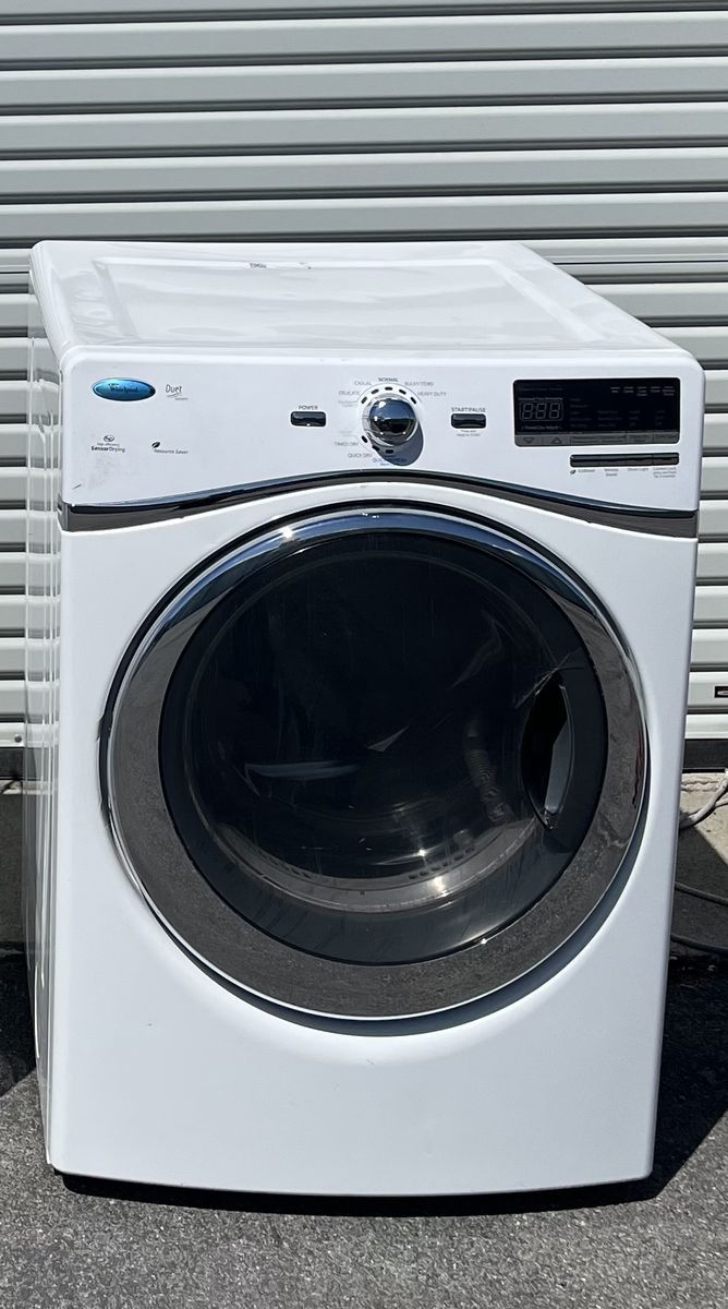 Whirlpool Duet Gas Dryer With Wrinkle Control And Steam-Free Local Delivery.