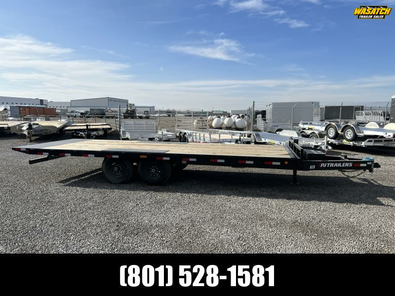 PJ Trailers 8.5x22 Deckover Tilt (T8) Equipment Trailer