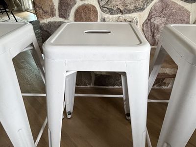 Metal counter height stools
