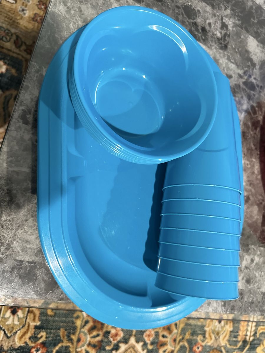 Plastic dishes