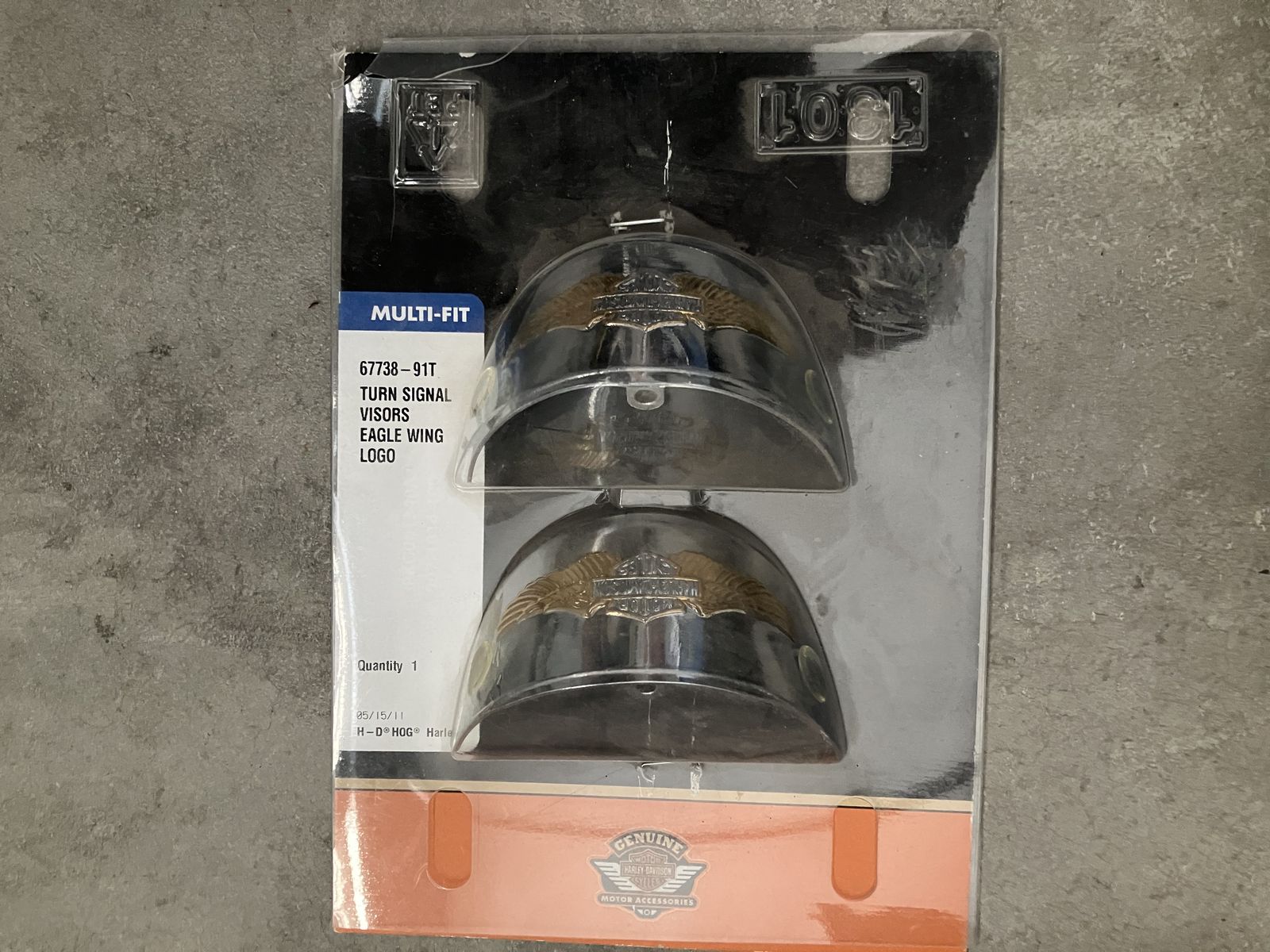 Harley Eagle Turn Signal Visors