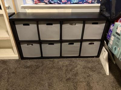 Black IKEA cubical