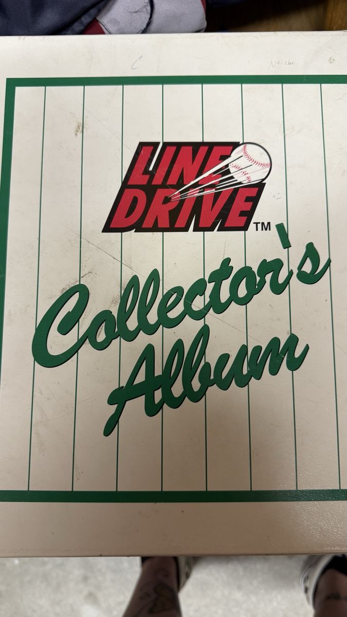 Sports cards in binders