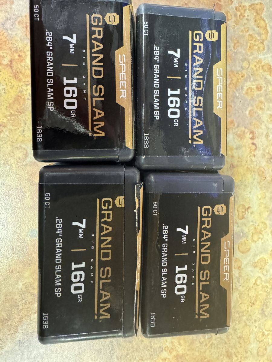 7 mm  160 Grain Grand slam(170ct)