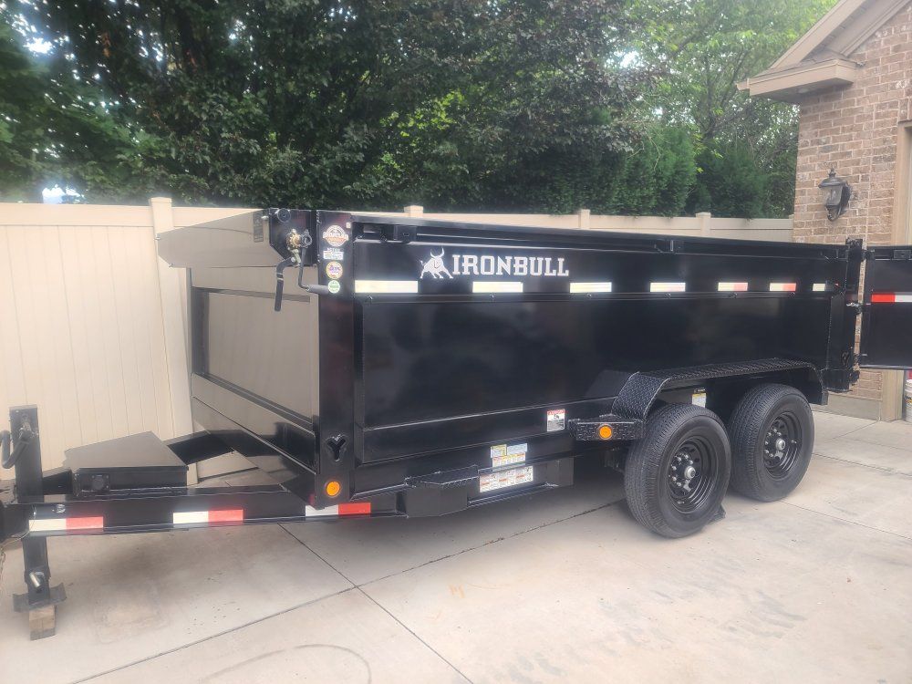 Dump Trailer 14' NRST IRON BULL Like New
